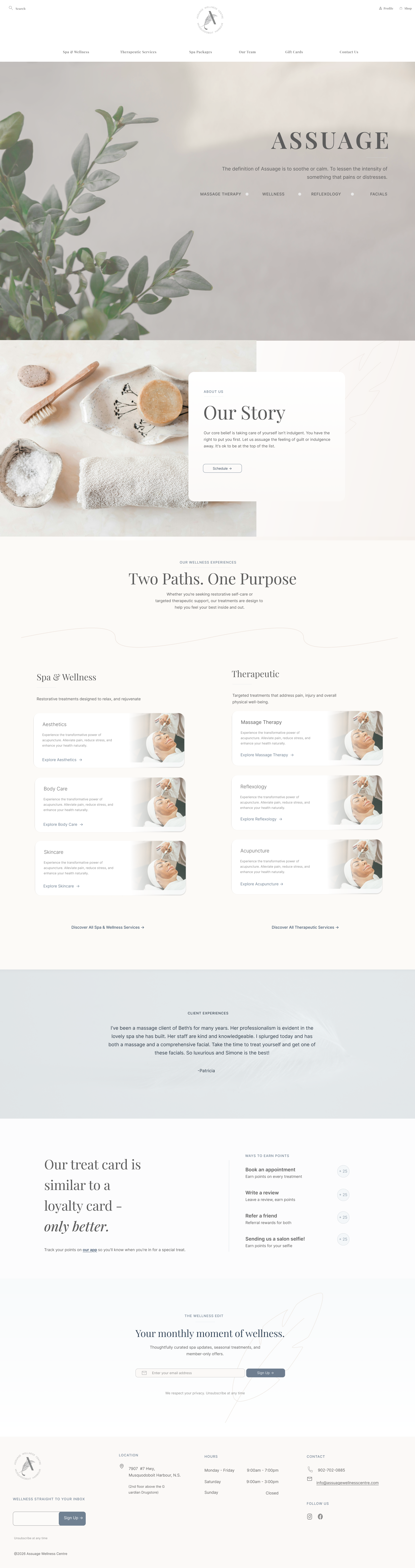home page screenshot